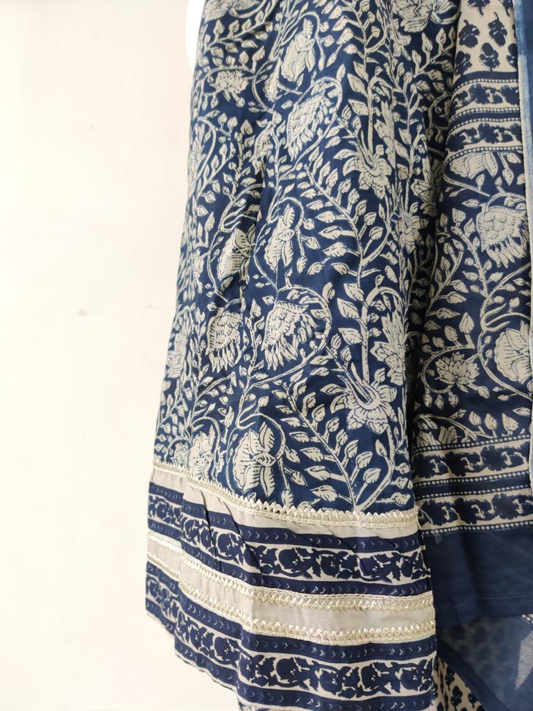 BLUE KURTA SET