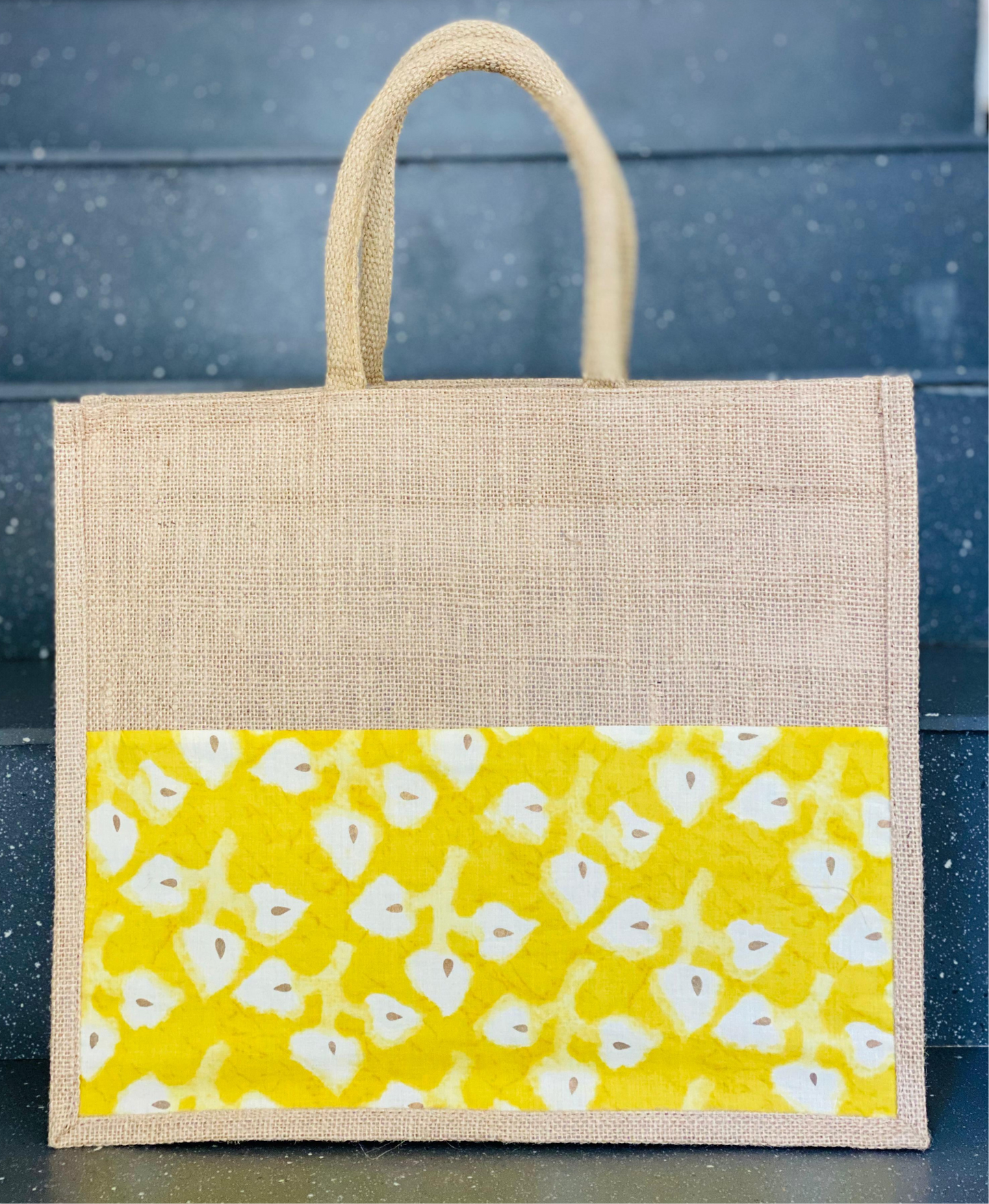 Jute Shopper With Kalamkari